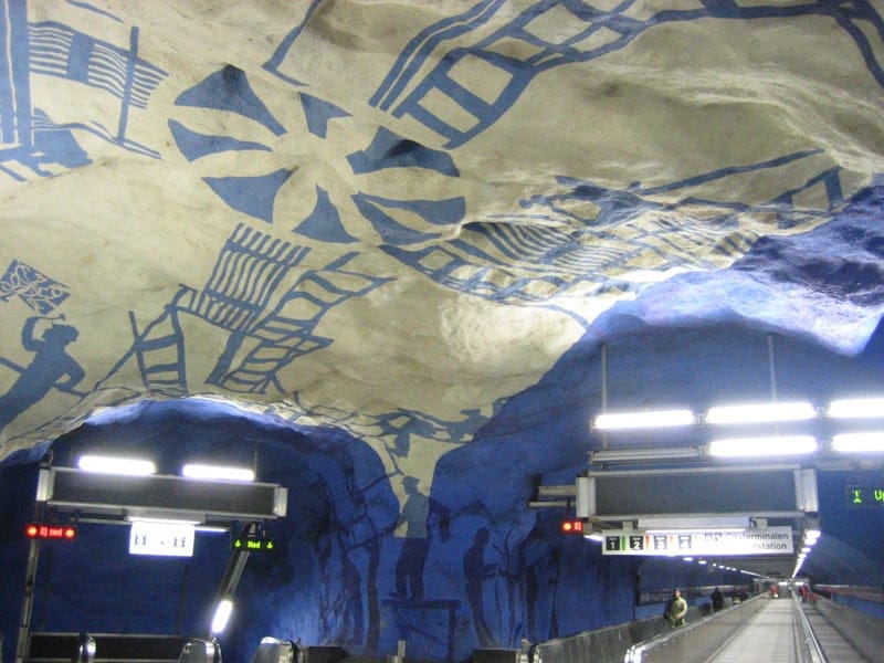 地下鉄の駅もおしゃれ！Ｂ
